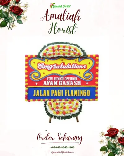 Bunga Papan Congratulation di Kedokanbunder Wetan